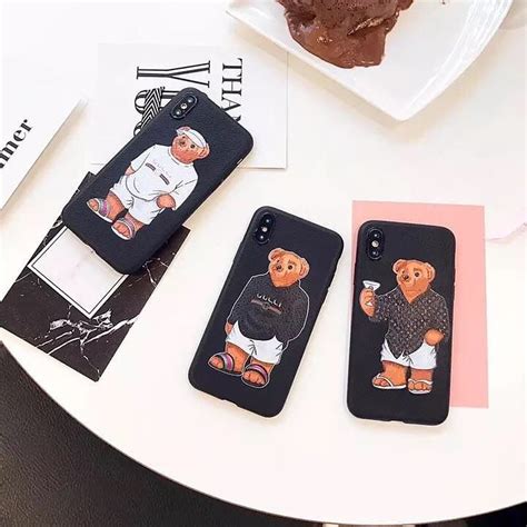 gucci bear iphone x case|Gucci iPhone X case release.